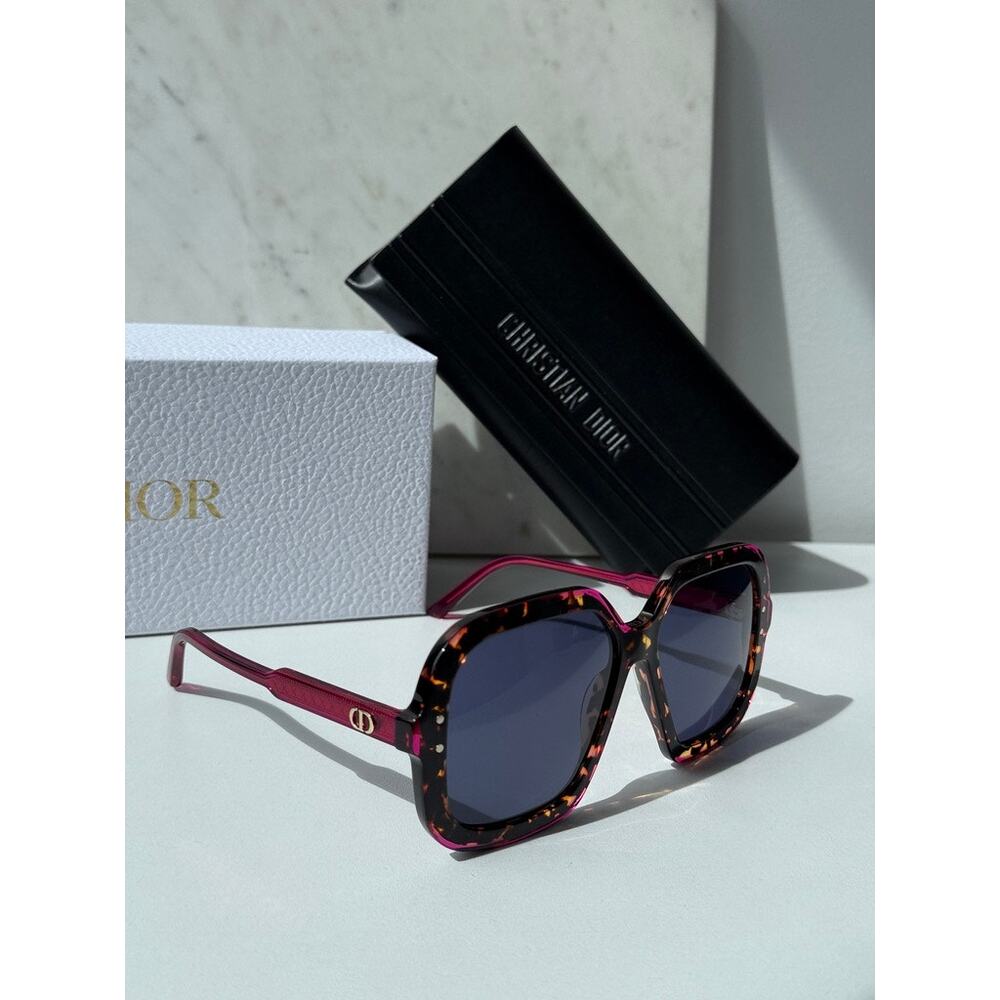 NEW Dior DiorHighlight S1I Sunglasses in Havana Pink $490 - Picture 4 of 7